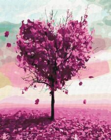 Розпис по номерах 40х50 BS7460 Дерево кохання brushme Брашми