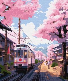 Розпис по номерах 40х50 КНО3646 Місто вранці "Ідейка"