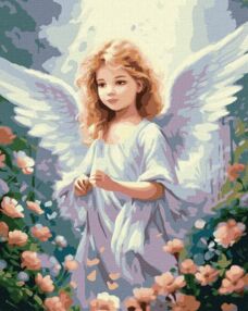 Розпис по номерах 40х50 КНО5121 Ангельська зовнішність "Ідейка"