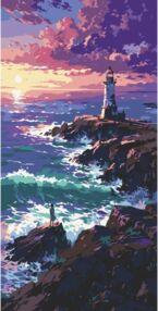 Розпис по номерах 40х80 11573-АС Хвилююче море "Art Craft" арт крафт