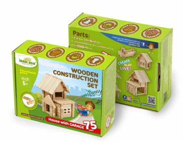 Конструктор Будиночок з гаражем 75 деталей 0118