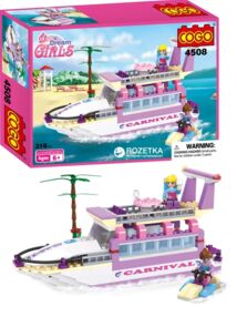 Конструктор 318 елементів Дівчатка Круїзний лайнер COGO 4508
