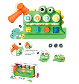 Гра динозавр стукалка молоток на батарейках 6205