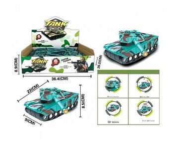 Танк інерційний рухома вежа музичний 383-22E