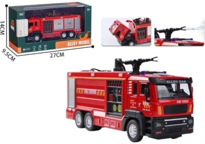 Машина пожежна металева на батарейках звук 1210-59Е