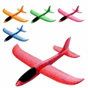 Літак пінопластовий мікс кольорів 35 Літак пінопластовий мікс кольорів 35