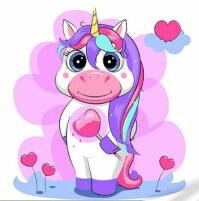 Розпис по номерах 30х30 ES-0879 Казковий єдинорожик "Strateg"