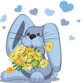 Розпис по номерах 30х30 ES039 Вухастик "Strateg"