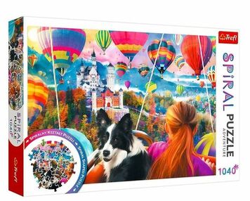 Пазли 1040 елементів Фестиваль повітряних куль Спіральні пазли Trefl 40018