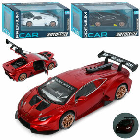 Машина АвтоСвіт металева інерційна музична 3 кольори АР-1815