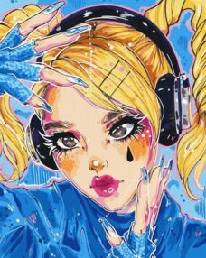 Розпис по номерах 40х50 КНО2549 Ритмічна музика "Ідейка"