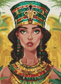 Алмазна мозаїка 30х40 АМО8065 Єгипетська принцеса "Ідейка"