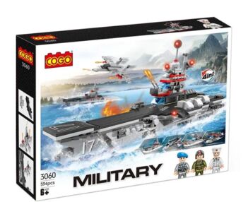 Конструктор 594 елементів Армія Флот COGO 3060