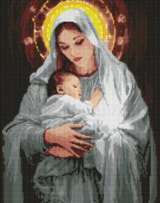 Алмазна мозаїка 40х50 АМО7972 Ніжність матері "Ідейка"