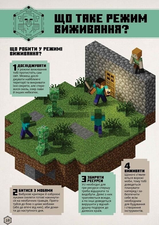 minecraft Посібник з виживання Ціна (цена) 222.70грн. | придбати  купити (купить) minecraft Посібник з виживання доставка по Украине, купить книгу, детские игрушки, компакт диски 2