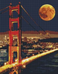 Алмазна мозаїка 40х50 АМО7739 Золоті ворота "Ідейка"