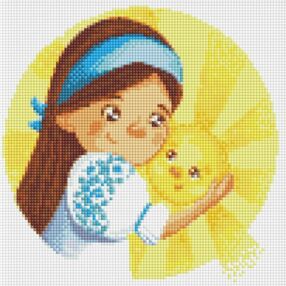 Алмазна мозаїка б/підрамн 30х30 АМС7880 Сонечко "Ідейка"