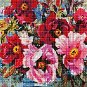 Алмазна мозаїка 40х40 АМО7540 Весняна краса "Ідейка"