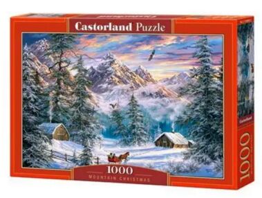 пазли 1000 елементів Різдво в горах 104680