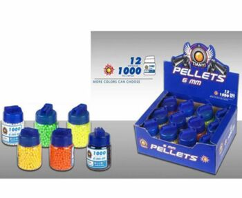 Пульки до іграшкових пістолетів і автоматів 1000 штук в колбі BB-1A