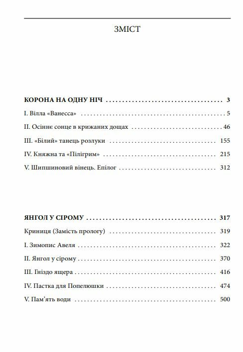 Корона на одну ніч Янгол у сірому Ціна (цена) 341.70грн. | придбати  купити (купить) Корона на одну ніч Янгол у сірому доставка по Украине, купить книгу, детские игрушки, компакт диски 1