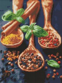 Алмазна мозаїка 30х40 АМО8031 Витончені спеції "Ідейка"