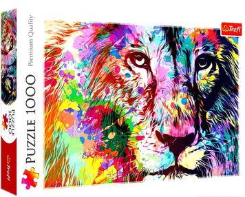 Пазли 1000 елементів Мальовничий лев Trefl 10707