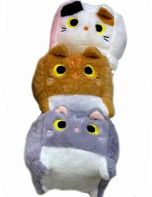 Мяка іграшка кіт плюш 3 кольори FG231104038P