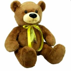 М'яка іграшка ведмедик Teddy Luxury brown  00383-3