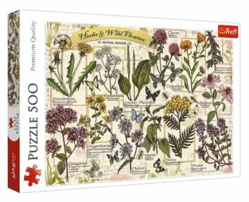 Пазли 500 елементів Лікарські трави Trefl 37478
