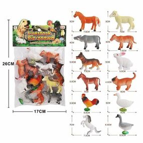 тварини свійські 12 штук в кульку 700-16a