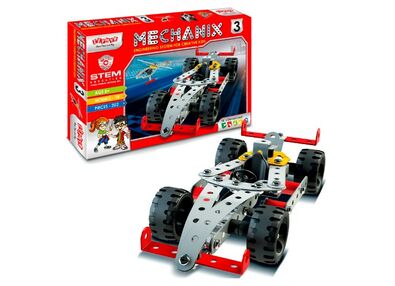 металевий конструктор №3 202 елемента 18 моделей Mechanix 01005