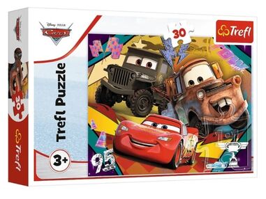 пазли 30 елементів швидкі тачки Trefl 18293