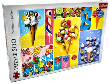 пазли 500 елементів улюблені солодощі Trefl 37335