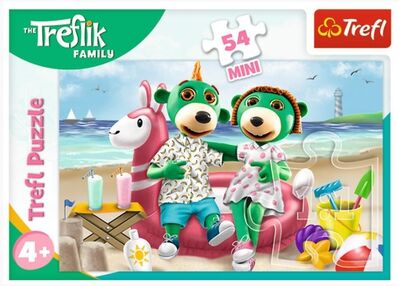 пазли 54 елемента міні відпочинок сім'я трефликів Trefl 19753