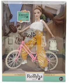 Лялька Emily 29 см з велосипедом та аксесуарами QJ111D Лялька Emily 29 см з велосипедом та аксесуарами QJ111D