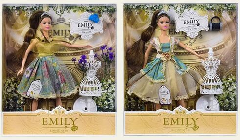лялька Emily 29 см з манекеном та аксесуарами QJ078A/QJ078C лялька Emily 29 см з манекеном та аксесуарами QJ078A/QJ078C
