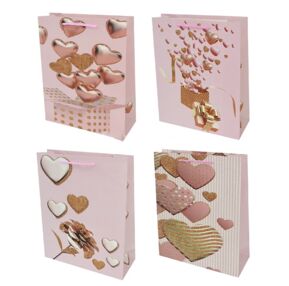 подарунковий пакет 18 х 8,5 х 24 см серце