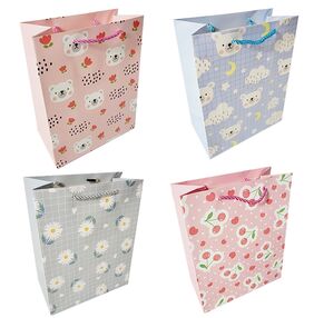 подарунковий пакет 23 х 18 х 10 см в асортименті 416 L 104-2