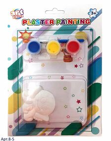 Набір дитячий 8-5 (гіпсова фігурка, фарби, пензлик)