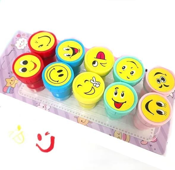 штамп дитячий набір 10 штук Смайлики 68-7/WB2302 Ціна (цена) 36.70грн. | придбати  купити (купить) штамп дитячий набір 10 штук Смайлики 68-7/WB2302 доставка по Украине, купить книгу, детские игрушки, компакт диски 0