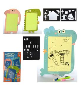 дощечка для малювання 2 в 1 малюй світлом маркер-ліхтарик 3 види sk 0018 abc