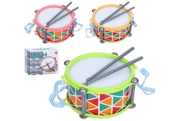 Барабан 21,5 х 11 см 2 палички ремінець 2018T Ціна (цена) 129.30грн. | придбати  купити (купить) Барабан 21,5 х 11 см 2 палички ремінець 2018T доставка по Украине, купить книгу, детские игрушки, компакт диски 0