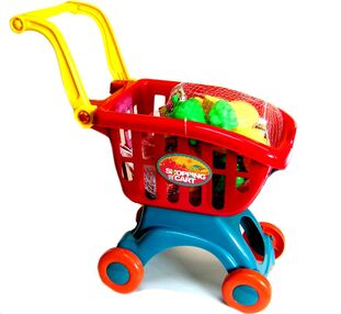 Возик  супермаркет ручка складається продукти у сітці XQ2008