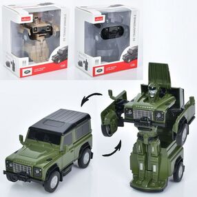 Джип  Land rover металева трансформується у робота 3 кольори 62010