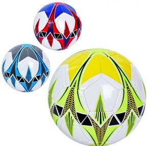 Мяч футбольний 3 види EN 3337 Мяч футбольний 3 види EN 3337