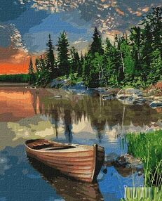 Алмазна мозаїка 40х50 АМО7110 Затишне місце "Ідейка"