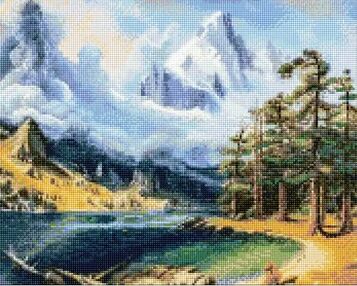 Алмазна мозаїка 40х50 АМО7487 Зимове дихання "Ідейка"