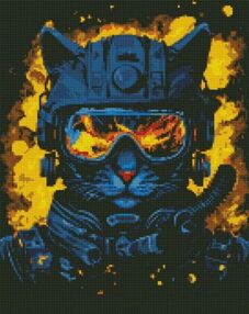 Алмазна мозаїка 40х50 АМО7544 Повелитель вогню "Ідейка"