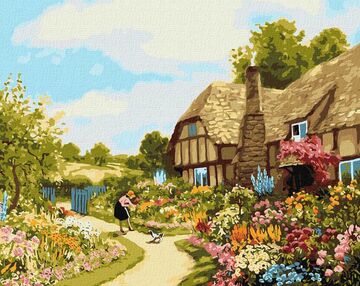 Розпис по номерах 40х50 КНО2233 Затишний будинок "Ідейка"
